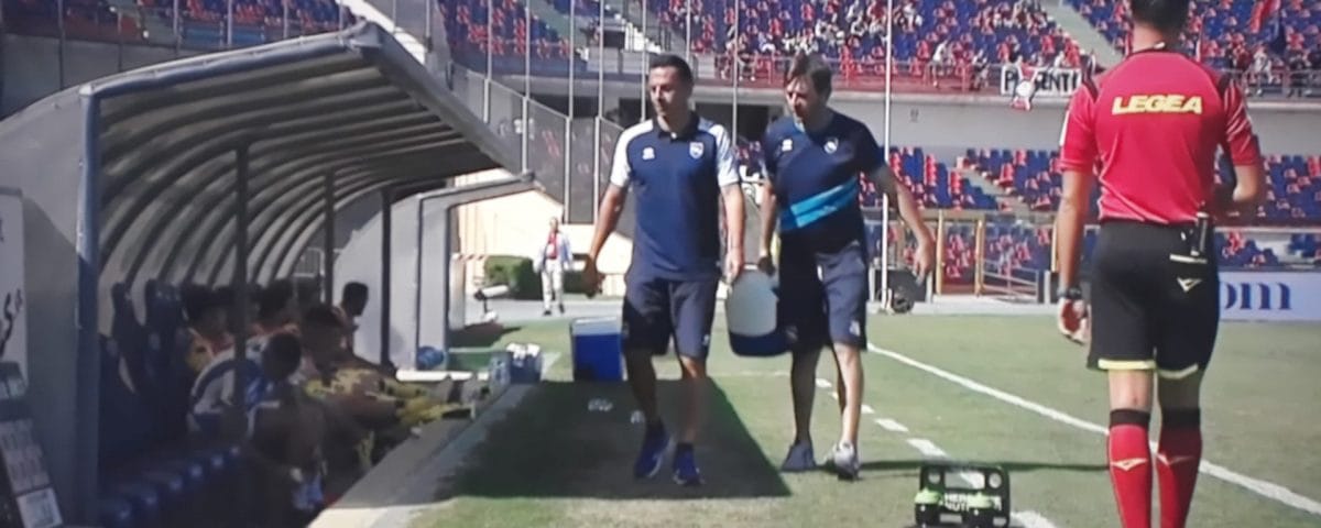 Zauri ad inizio partita (a Cosenza)